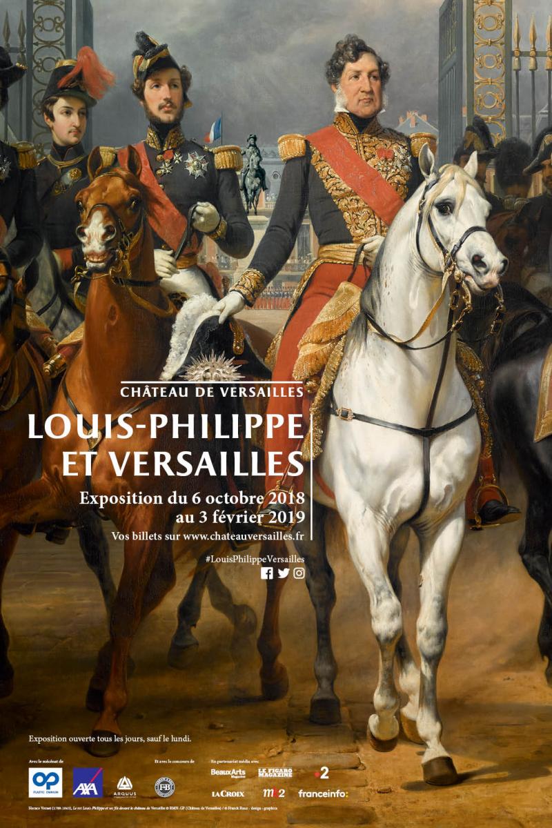 a painting of an illustration of exhibition Louis Philippe And Versailles 
